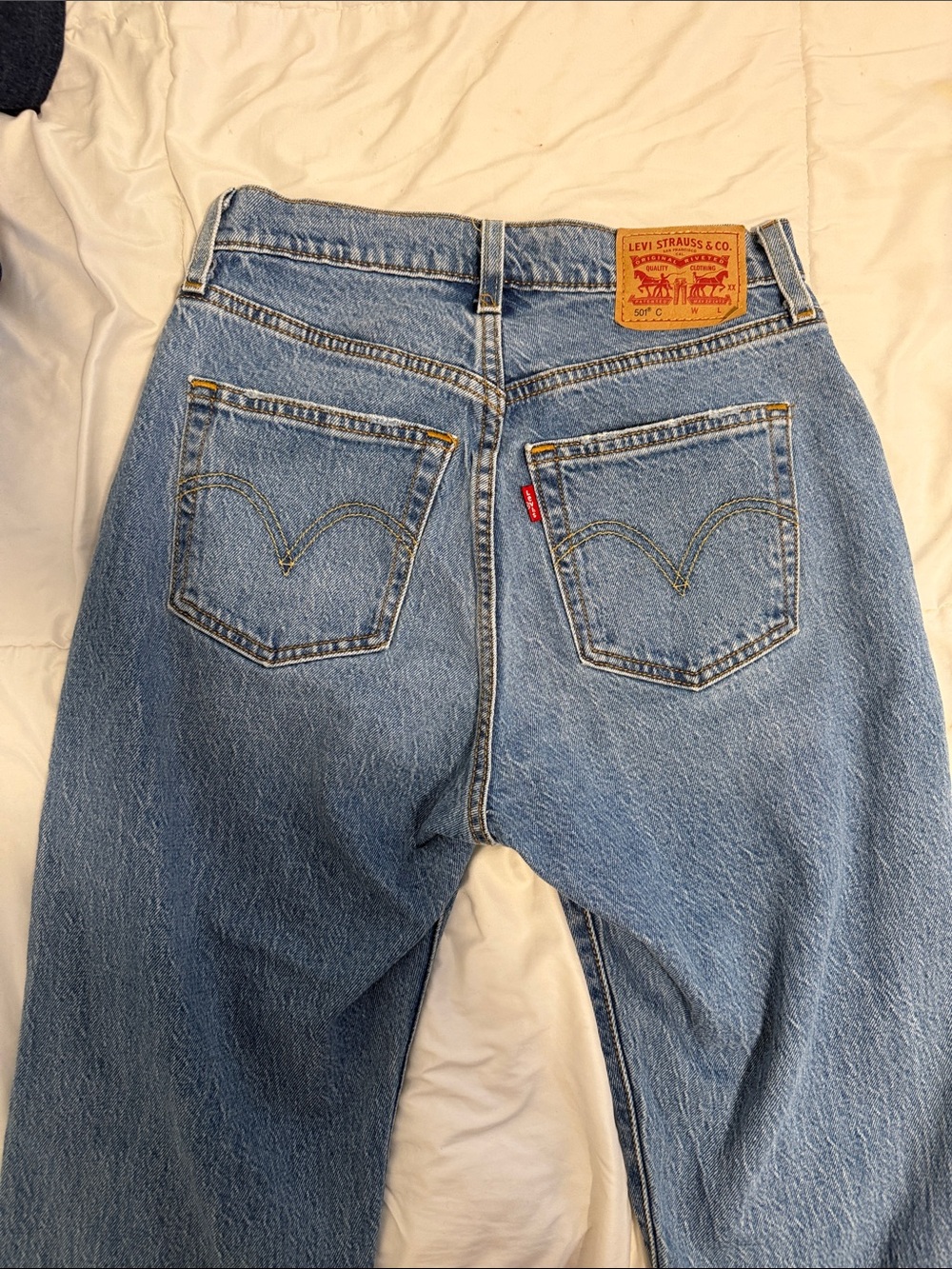 Levi's Light Blue 501 Curve Women Jeans